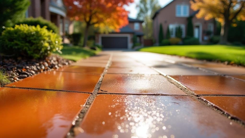 stain for concrete paving