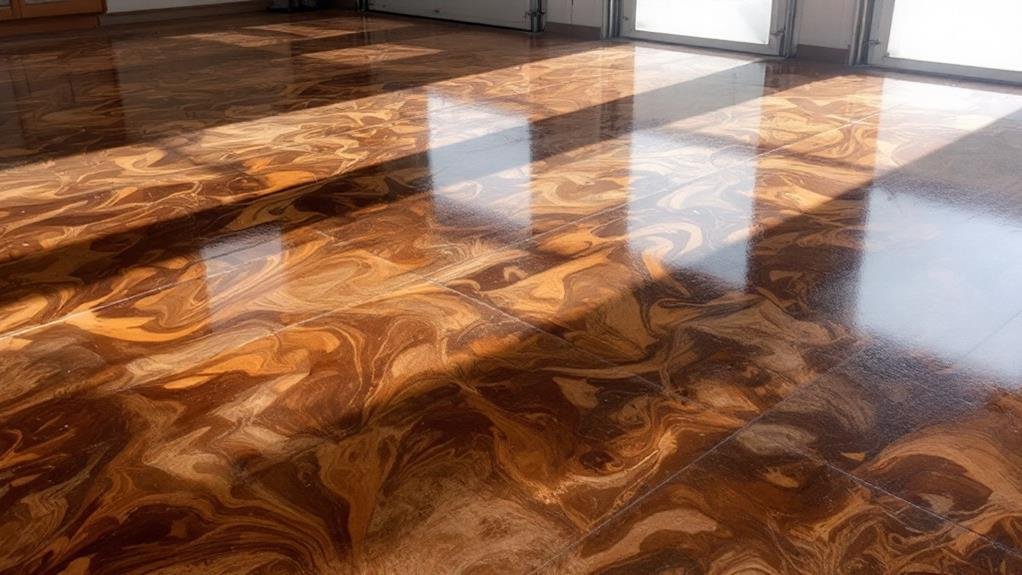 acid stain concrete in barrie,ontario
