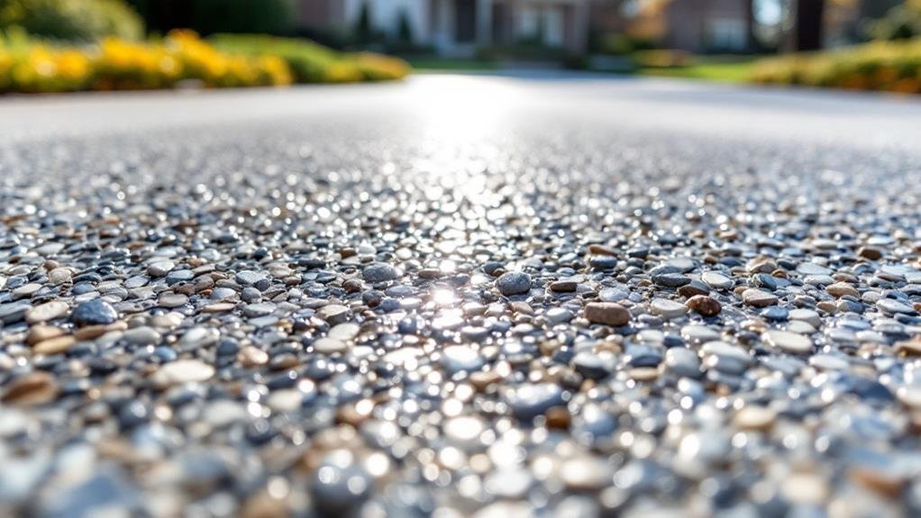 textured concrete driveway design in barrie, ontario